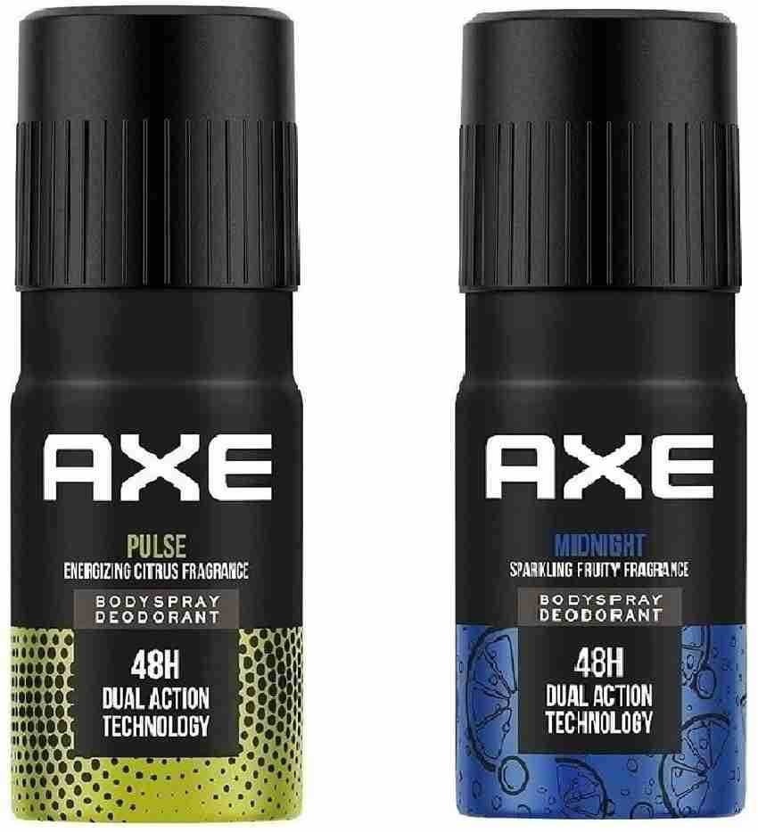 AXE Pulse Midnight deodorant Body spray 150 ml pack 2 Deodorant