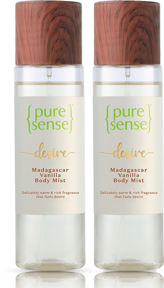 PureSense Madagascar Vanilla Body Mist Combo Long Lasting Fragrance Body Mist For Women