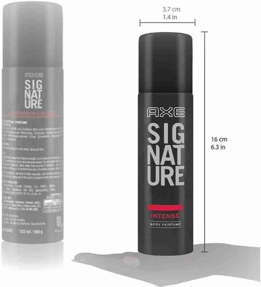 Axe signature intense on sale body perfume 122ml