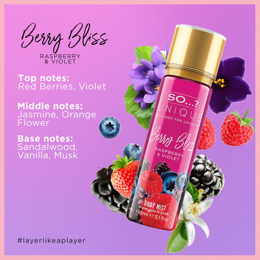 so Date Nght vanilla Candy Fresh Zest Berry Bliss Body Mist