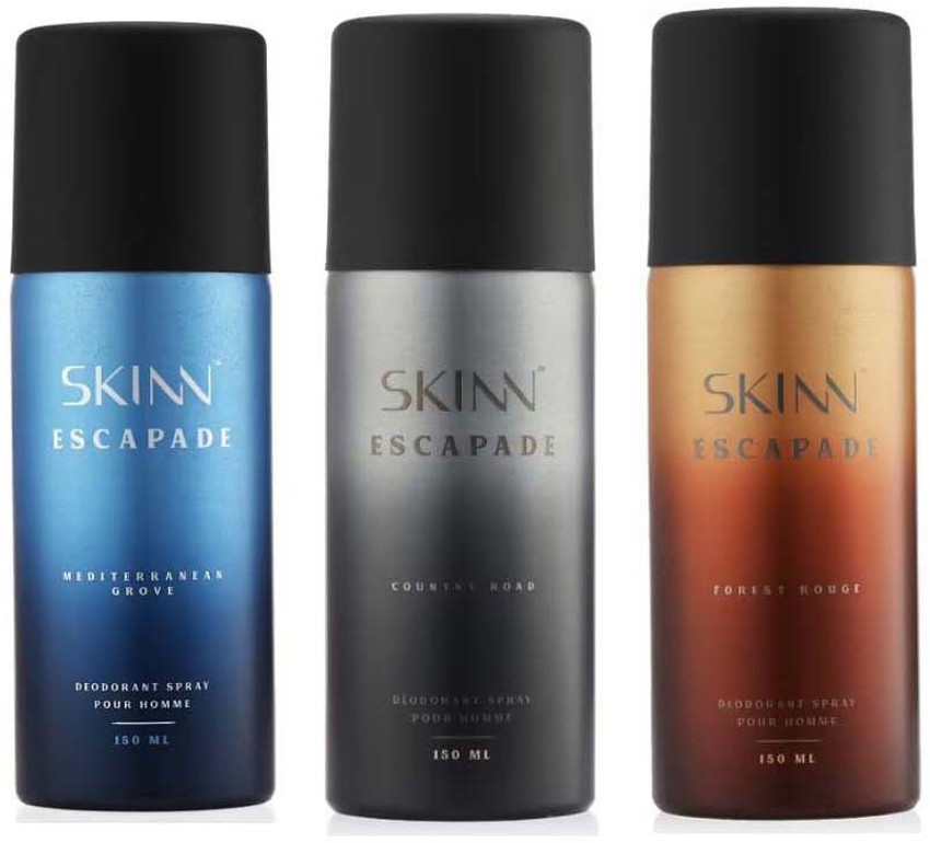 SKINN by TITAN Meditarrian Groove Country Road Forest Rougue Deodorant Spray For Men