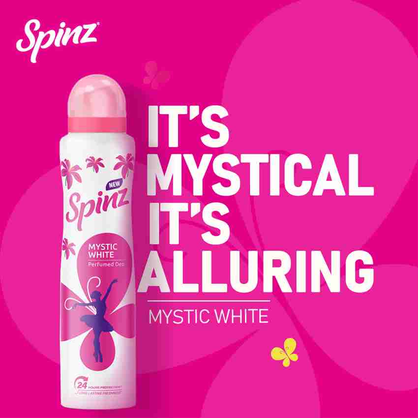 White new arrivals body spray