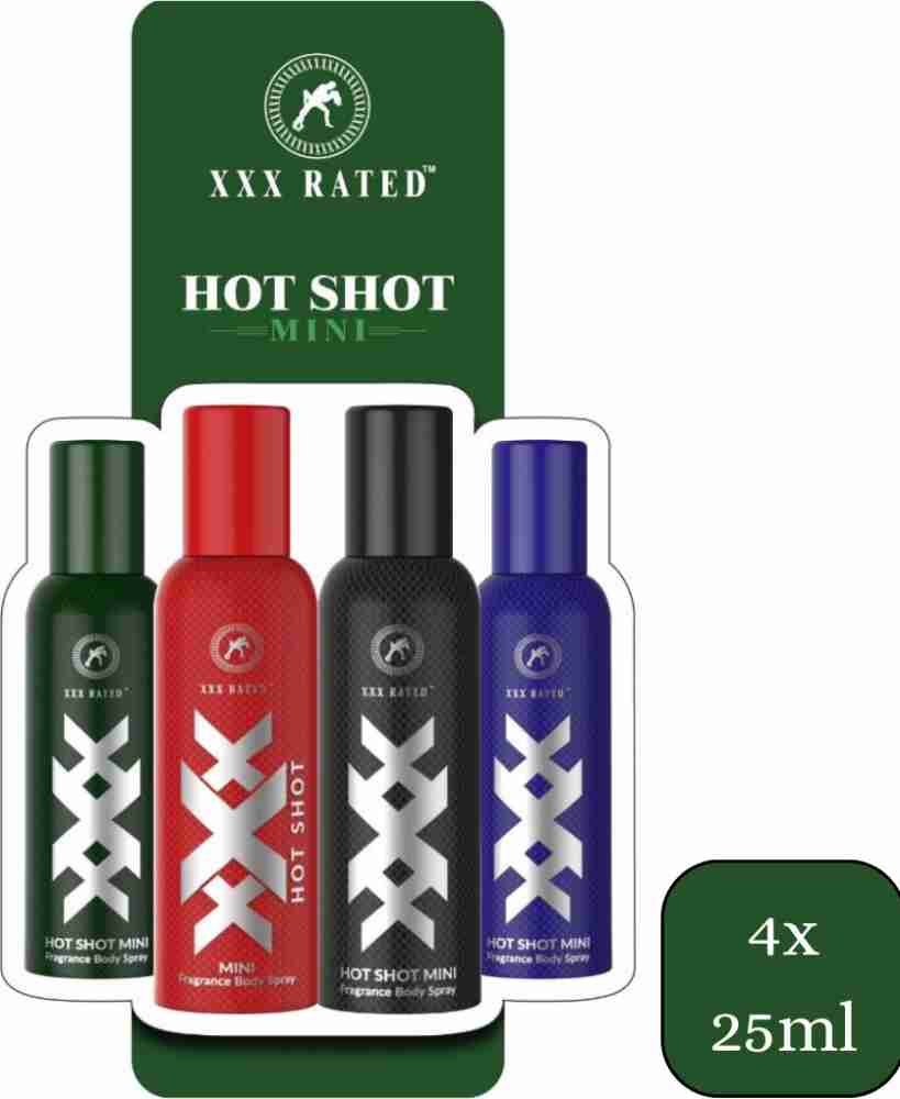 XXX Rated Hotshot Mini Fragrance Body Spray - For Men - Price in India, Buy  XXX Rated Hotshot Mini Fragrance Body Spray - For Men Online In India,  Reviews & Ratings | Flipkart.com