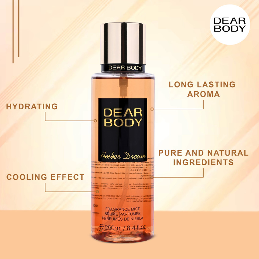 Dear Body Amber Dream Body Mist For Women Price in India Buy