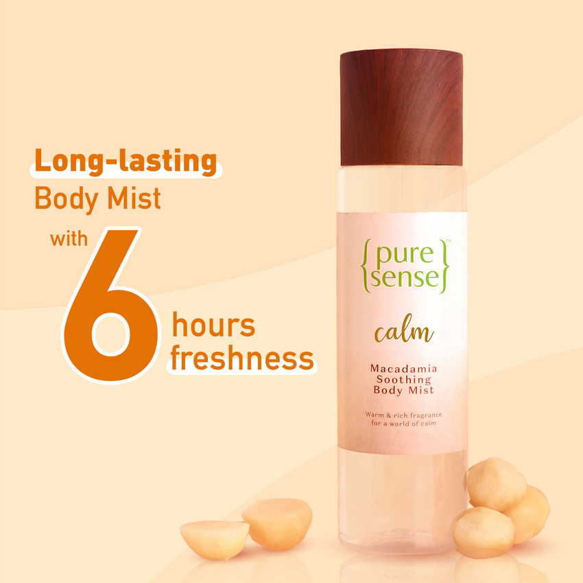 PureSense Calm Macadamia Soothing Body Mist Long Lasting Fragrance