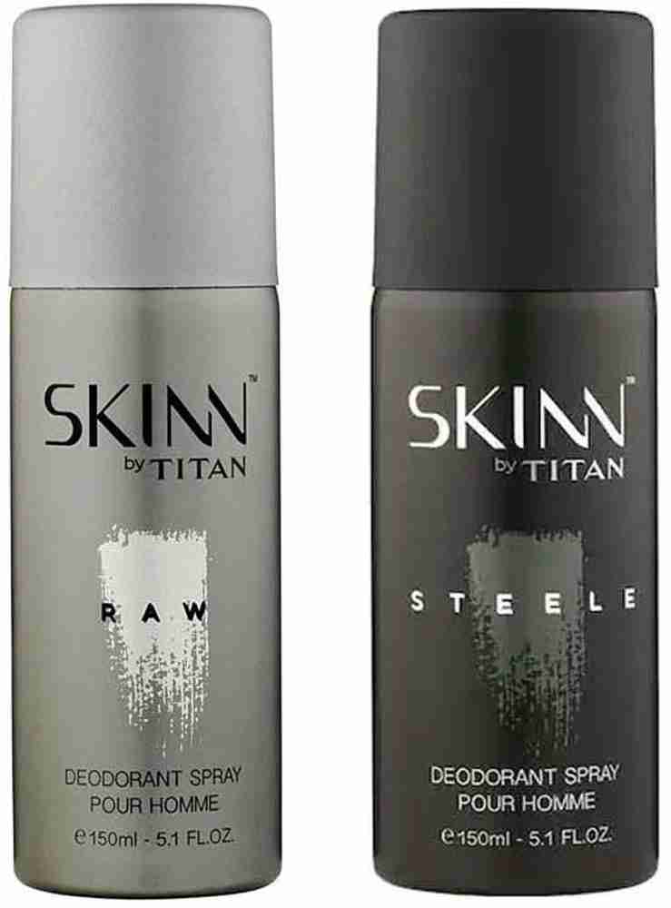 SKINN by TITAN Raw Steele Deodorant Spray For Men Price in
