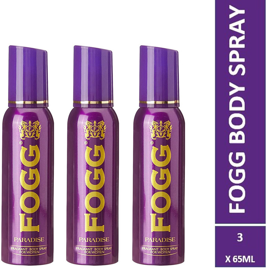 FOGG PARADISE PACK OF 3 Body Spray For Men Women Price in