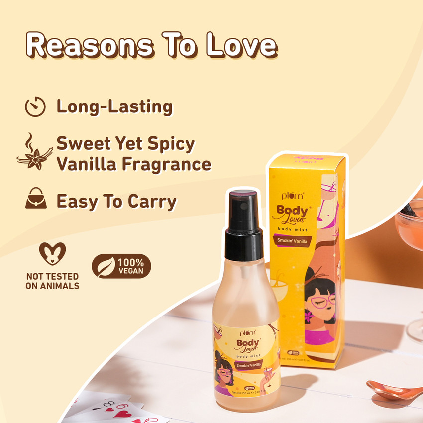 Plum BodyLovin Smokin Vanilla Long Lasting Spicy Vanilla Scent