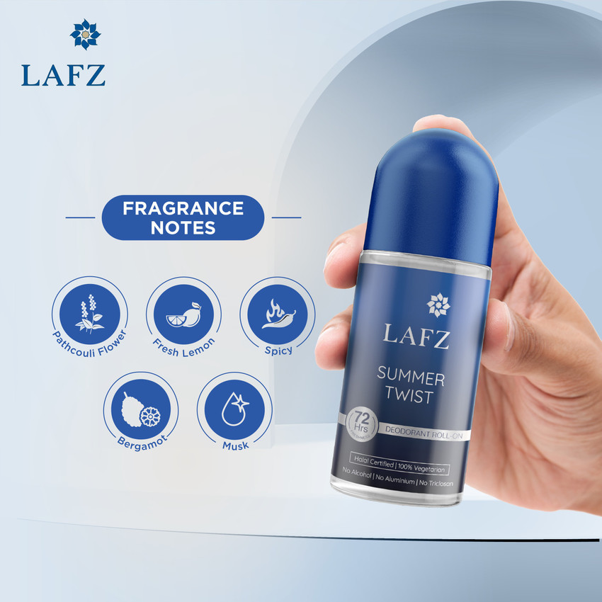 LAFZ No Alcohol Deodorant Roll On Summer Twist Deodorant Roll on