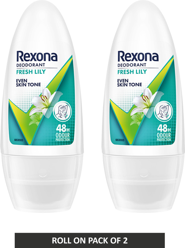 Buy Rexona Fresh Lily Whitening Underarm Roll On Deodorant For Women Online  at Best Price of Rs 202.5 - bigbasket