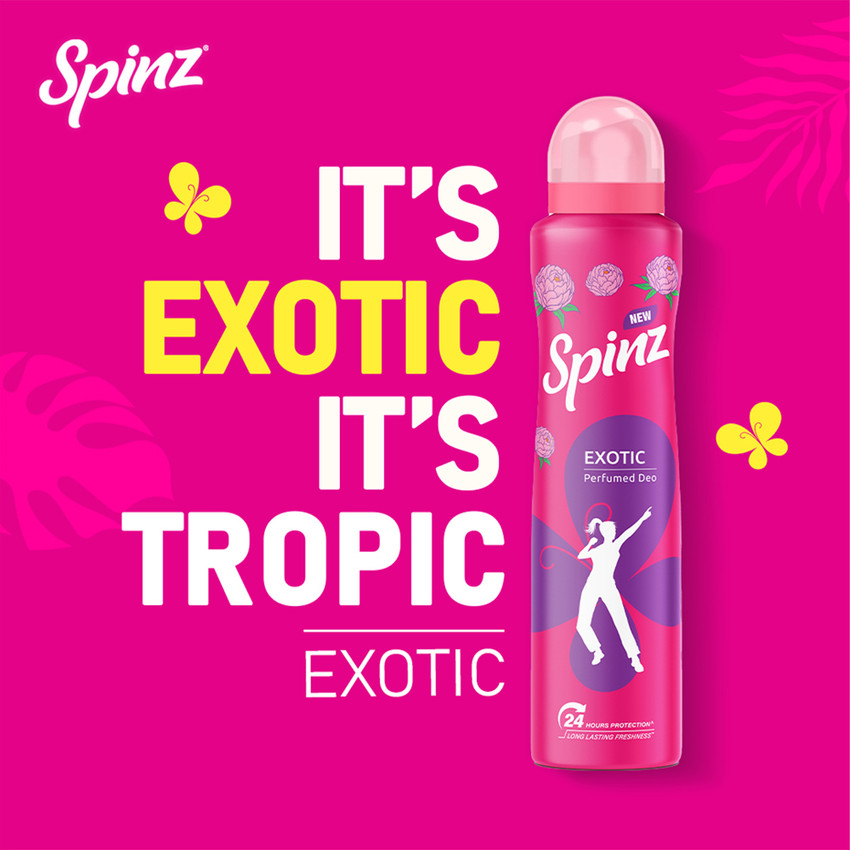 Spinz Exotic Exotic Perfumed Deodrants For Women Combo 200ml