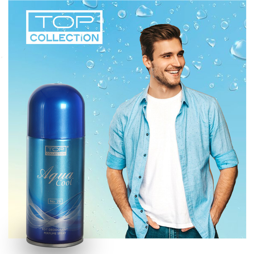 Top Collection Eau De Toilette Deodrant Perfume Spray Aqua Cool