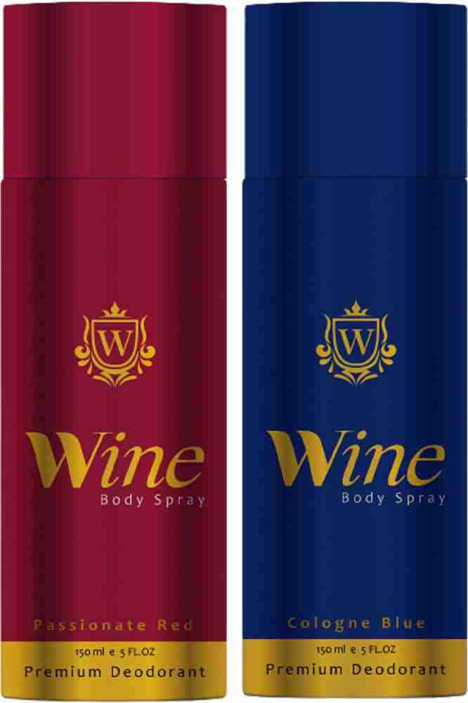 Wine Passionate Red and Cologne Blue Body Spray Body Spray For