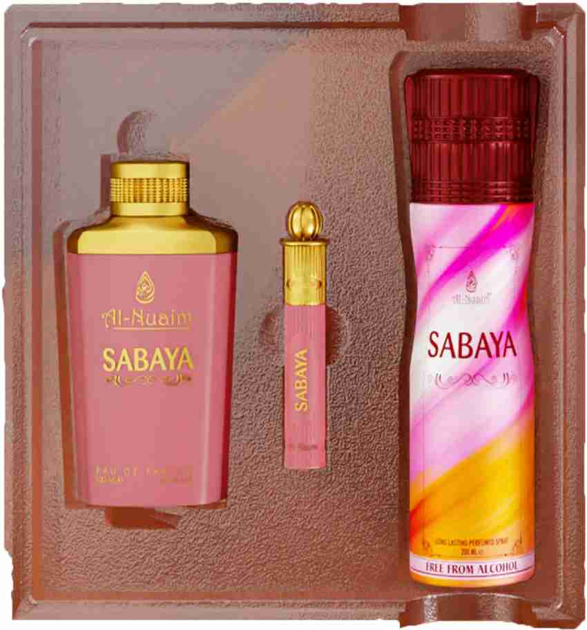 Al Nuaim SABAYA 6ml Attar Roll 100 Ml Eau De Perfum 200 Ml Perfum