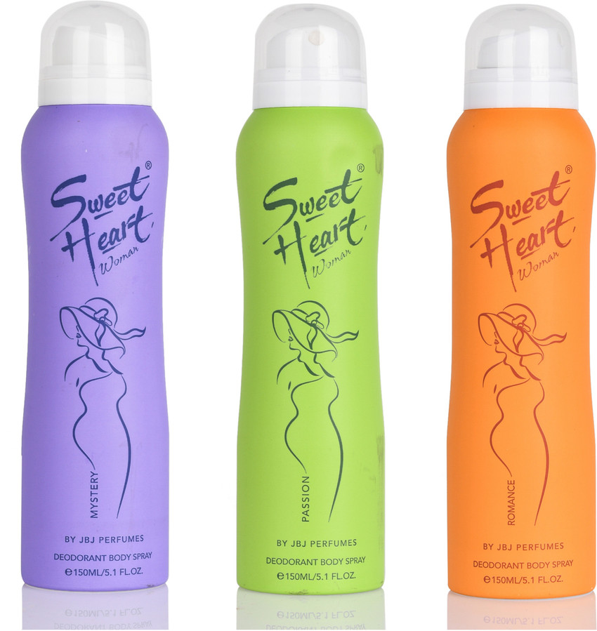 SWEET HEART PASSION ROMANCE MYSTREY WOMEN DEODORANT BODY SPRAY