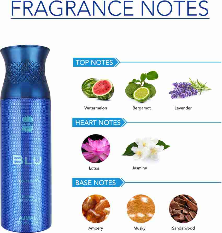 Ajmal Blu Homme Deodorant 200 ml Deodorant Spray For Men Price