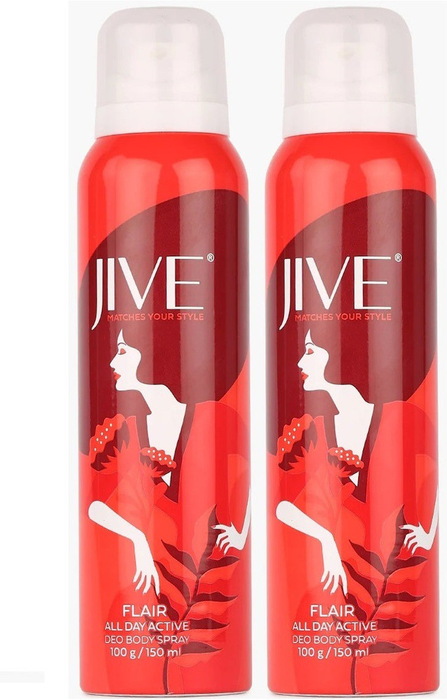 JIVE Flair Deo Body Spray 150 ml pack of 2 Body Spray For Men