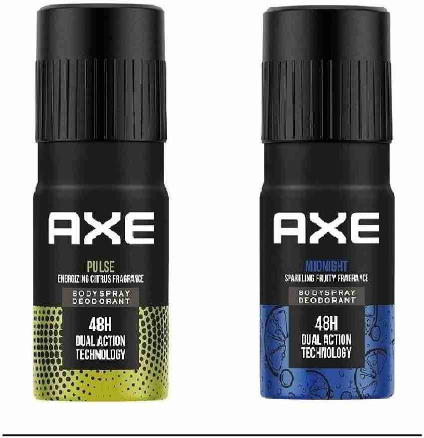 AXE Pulse Midnight deodorant Body spray 150 ml pack 2 Deodorant Spray For Men Price in India Buy AXE Pulse Midnight deodorant Body spray 150 ml pack 2