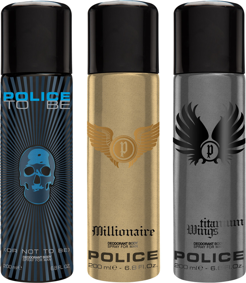 POLICE To Be Man Millionaire Wings Titanium Deodorant Spray