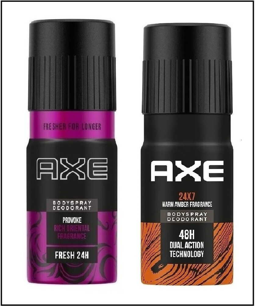 AXE Provoke 24x7 deodorant Body spray 150 ml pack.2 Deodorant