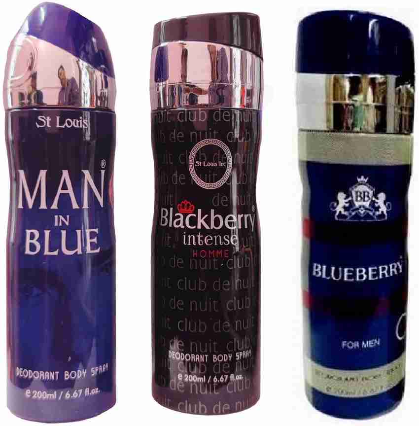 St. Louis MAN IN BLUE BLACKBERRY BLUEBERRY DEODORANT 200ML