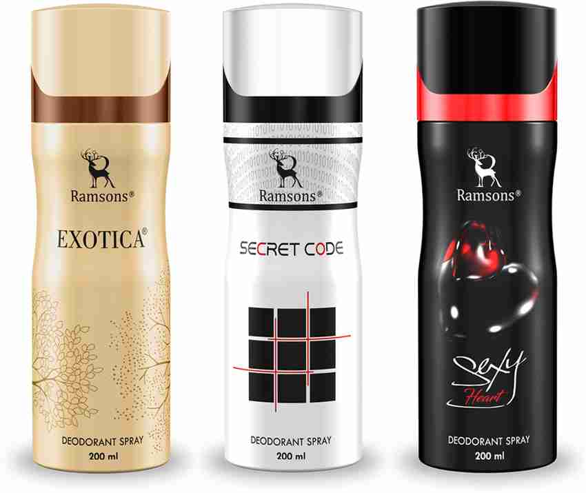 Secret code body spray discount