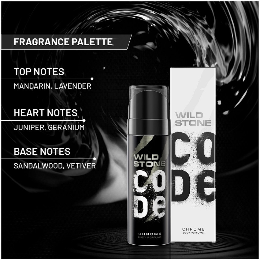 Wild Stone Code Chrome and Copper 150ml each Perfume Body Spray For Men