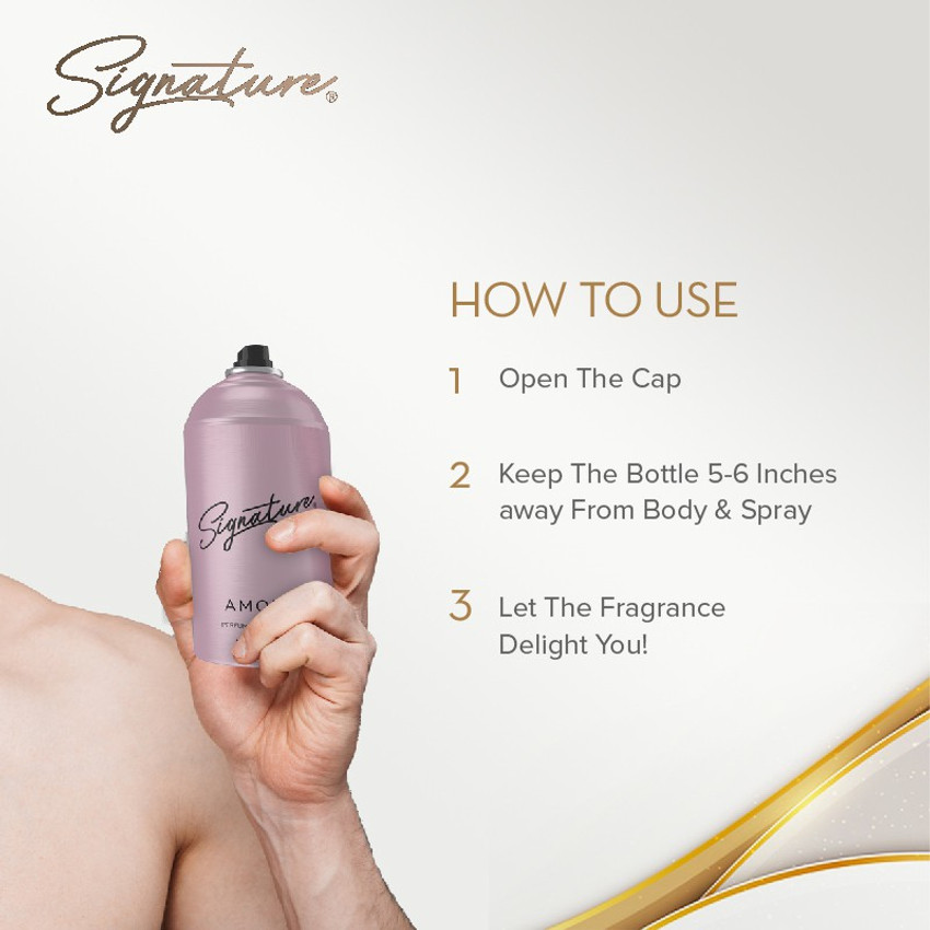 SIGNATURE Amour Premium Long lasting Fragrance Skin Friendly Daily