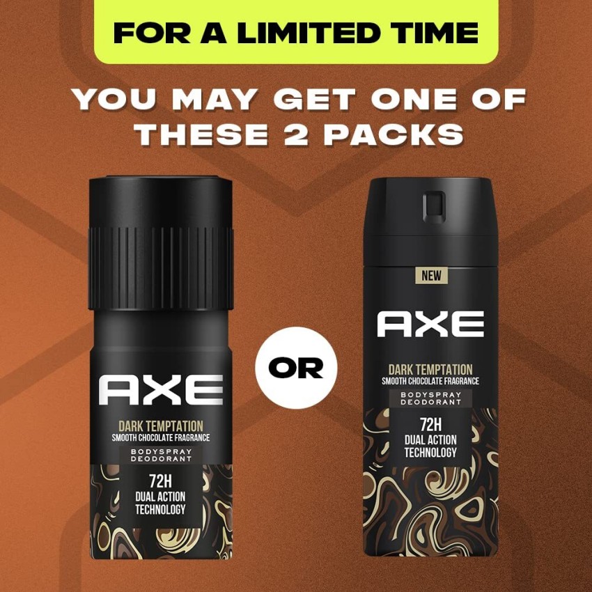AXE Dark Temptation Deodorant 150ml & 3 In 1 Body, Face & Hair