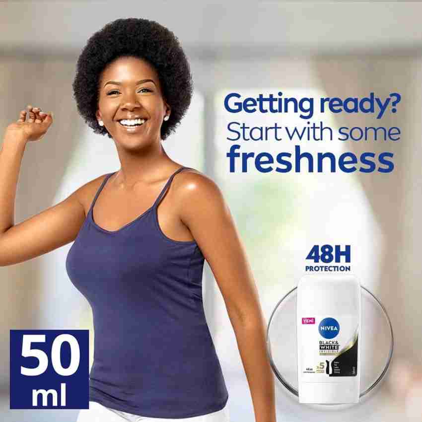 Nivea roll Black and white Silky Smooth 50 ml