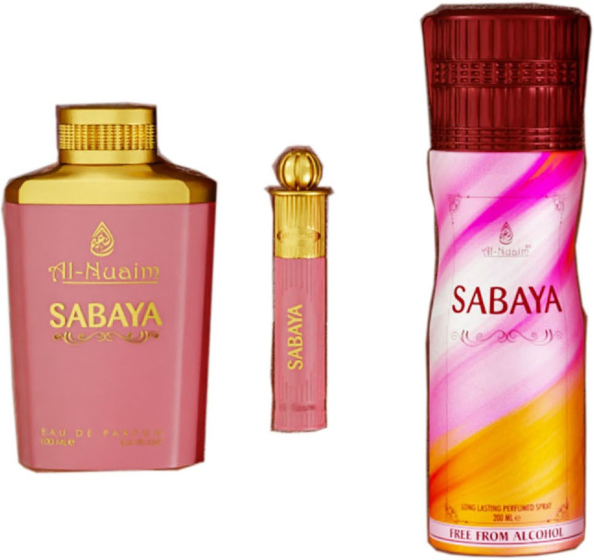 Al Nuaim SABAYA 6ml Attar Roll 100 Ml Eau De Perfum 200 Ml Perfum