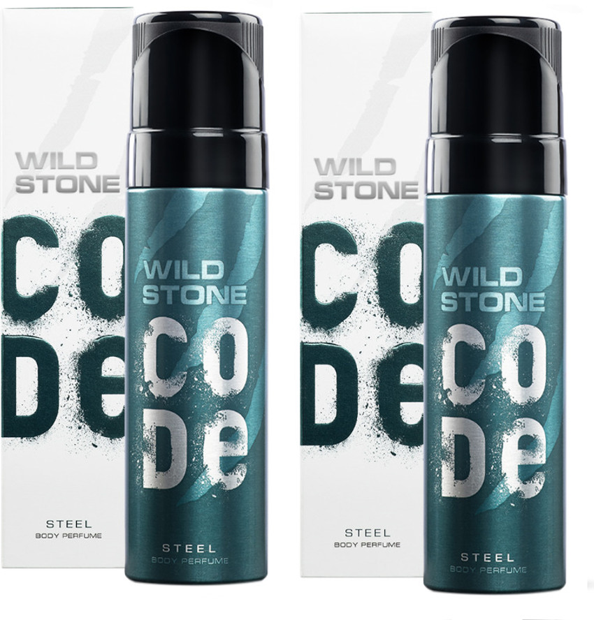 Wild Stone Code Steel Body Perfume set of 2 Perfume Body Spray
