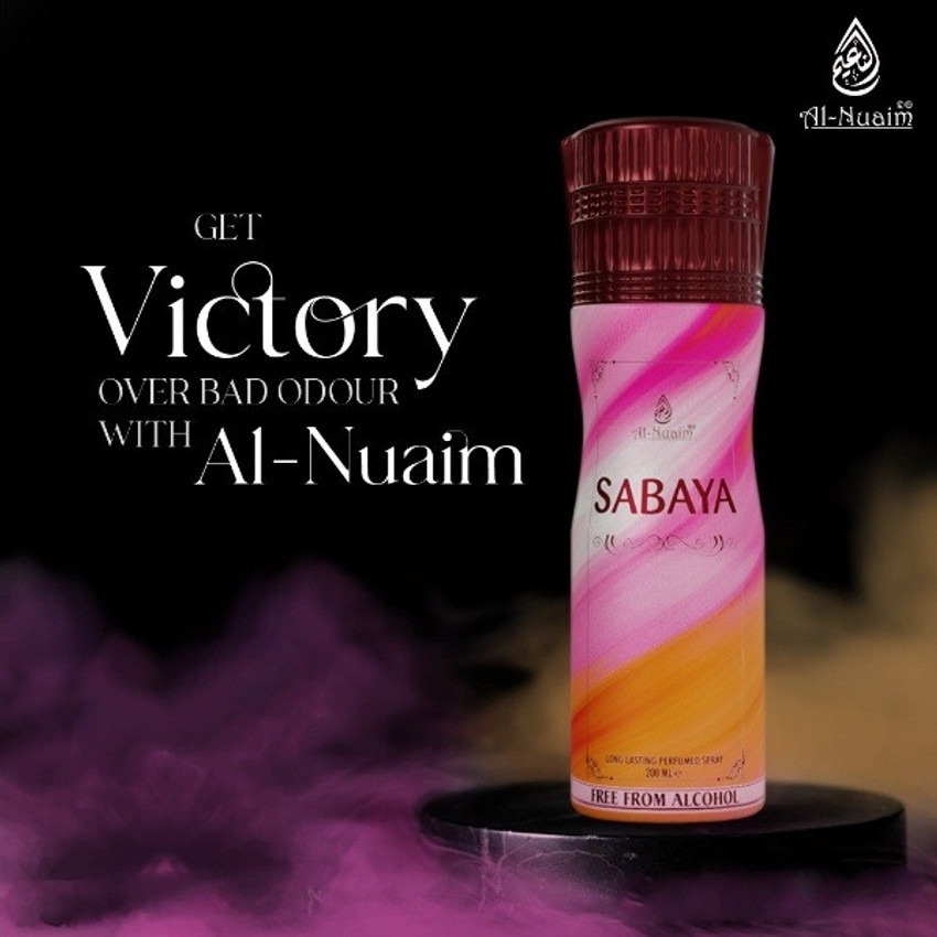 Al Nuaim Sabaya Alcohol Free Deodorant Long Lasting Perfumed