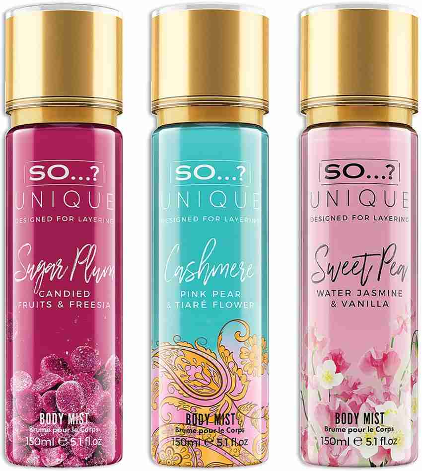 so Tropical Strom sugar Plum cashmere Sweet Pea Body Mist