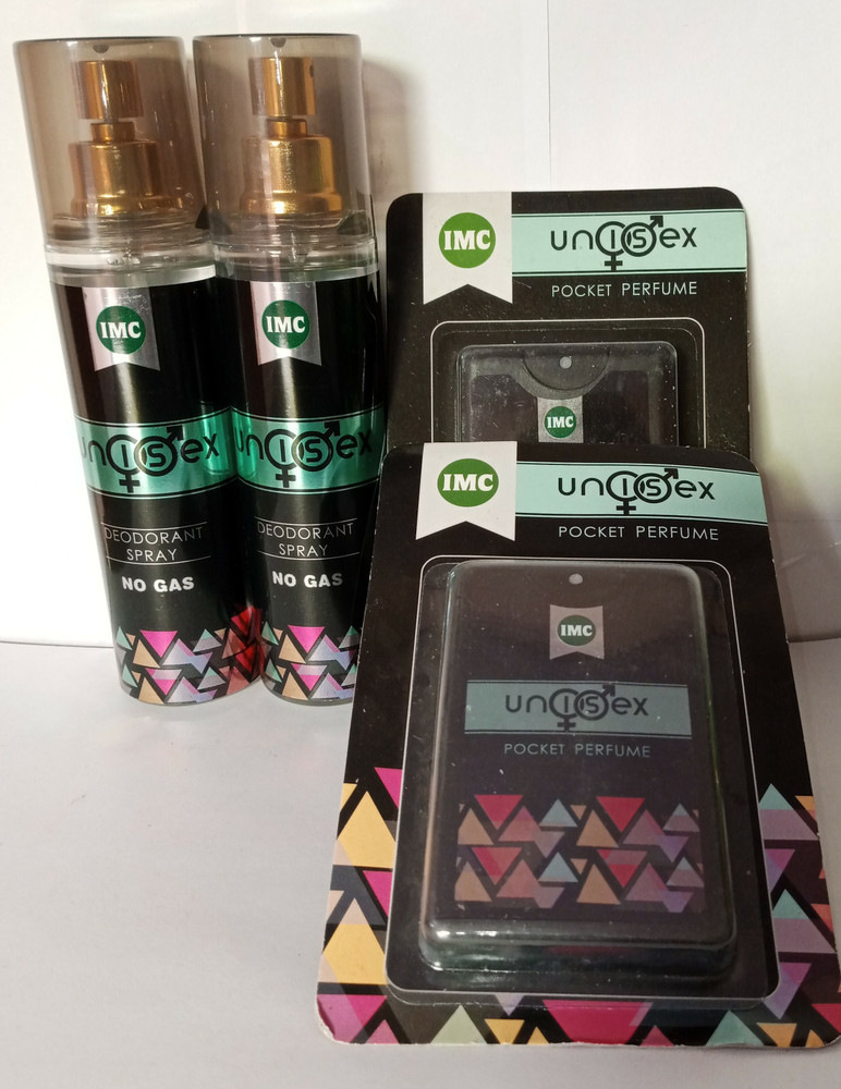 IMC 2 UNISEX DEODRENT SPRAY 2 POKET PERFUME Body Spray For Men