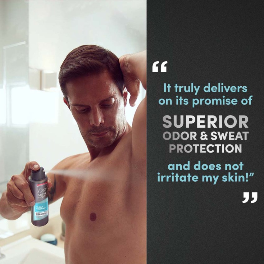 DOVE Men+Care Clean Comfort Dry Spray Antiperspirant
