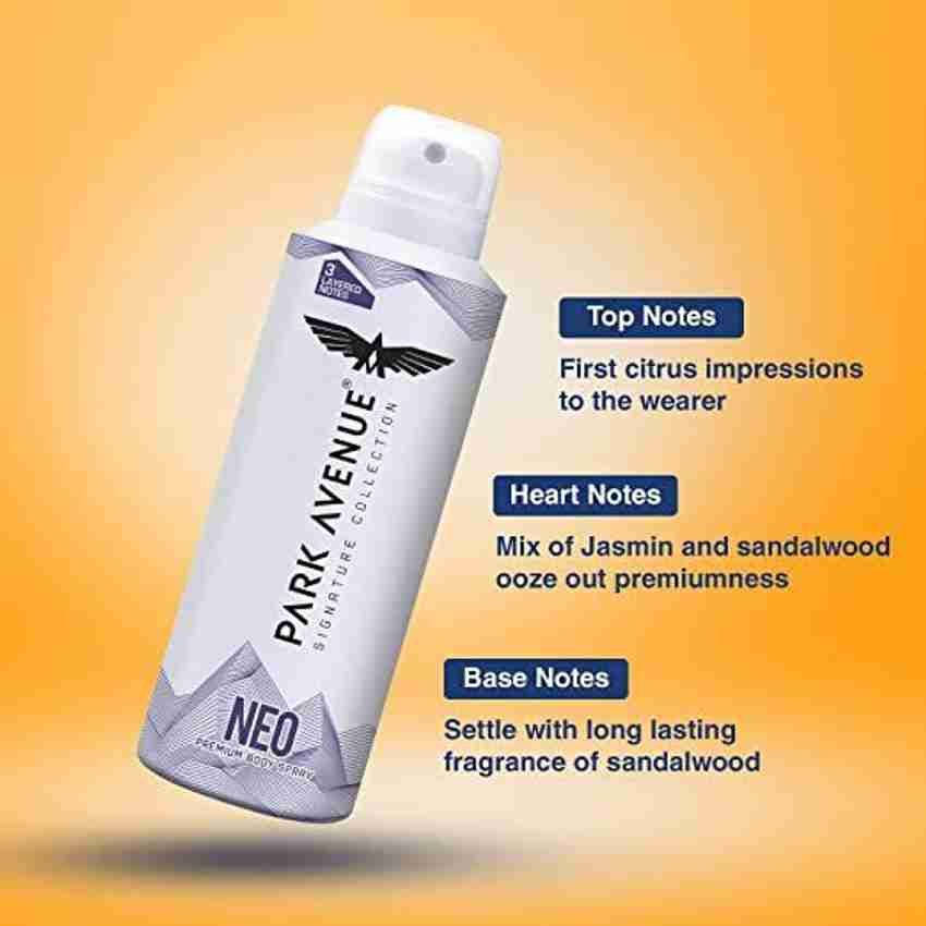 PARK AVENUE Signature Deo Neo Deodorant Spray For Men Women