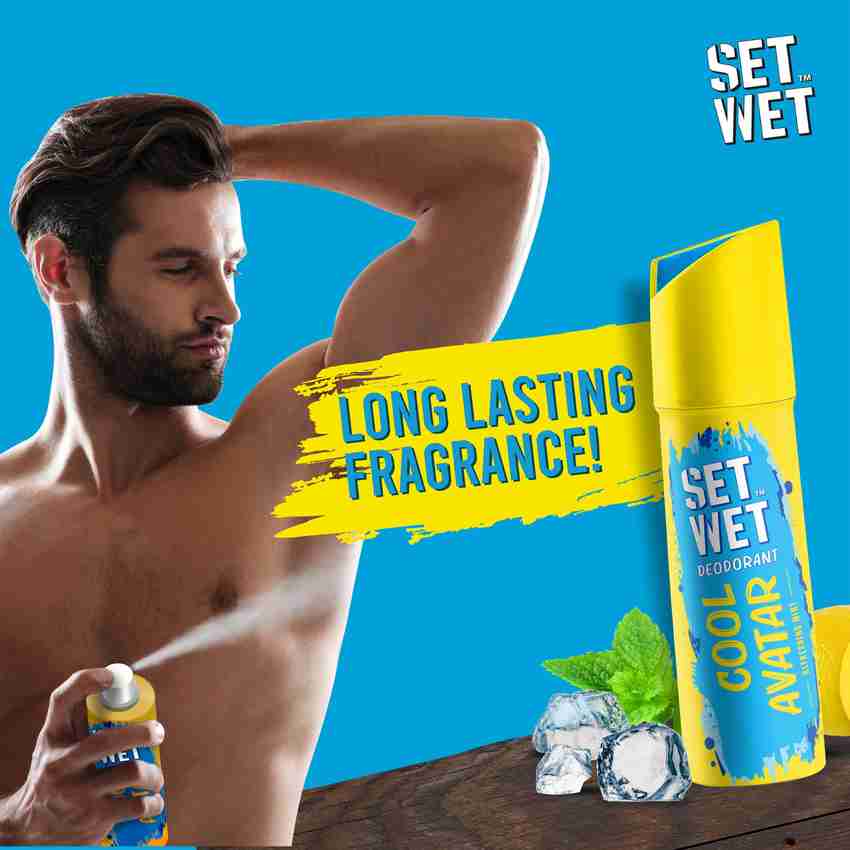 SET WET Cool Charm and Mischief Avatar Deodorant Spray For Men