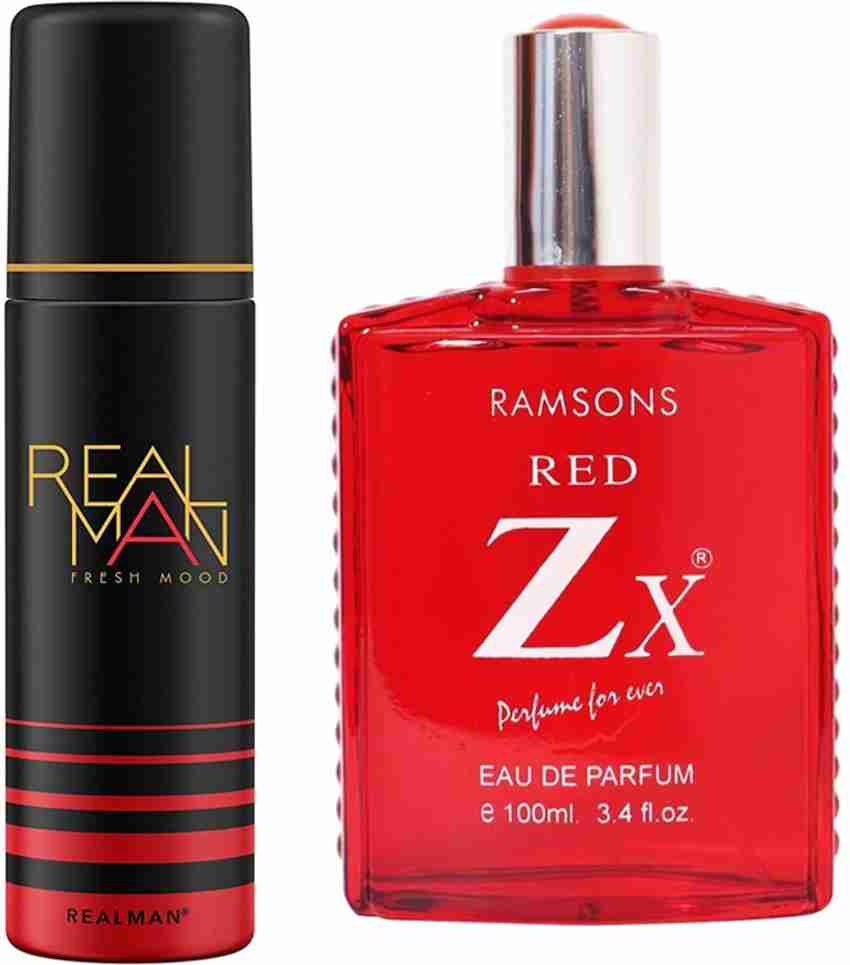 Real Man Fresh Mood 150ML RED ZX Perfume 100 ML Deodorant Spray