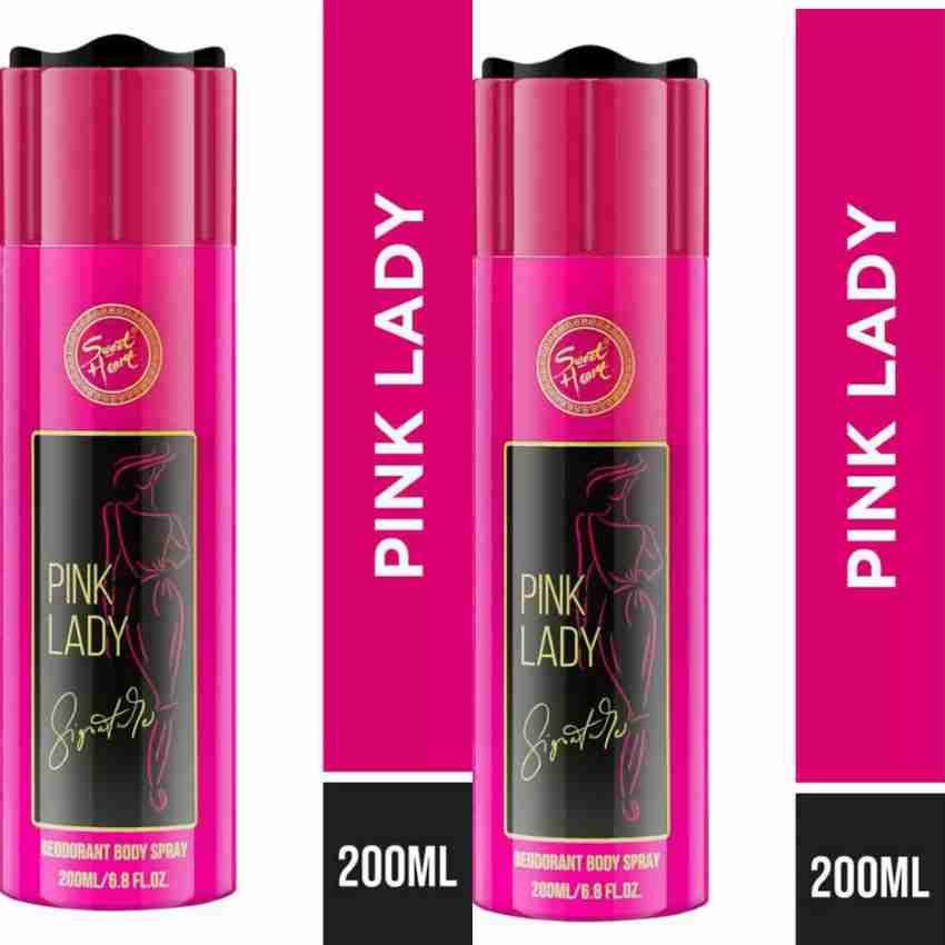 SWEET HEART Pink Lady Signature Deodorant Body Spray for Women