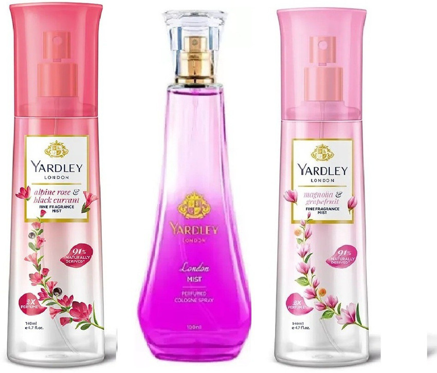 Buy Yardley London ALPINR ROSE BLACK CURRENT MAGNOLIA GRAPE FRUIT