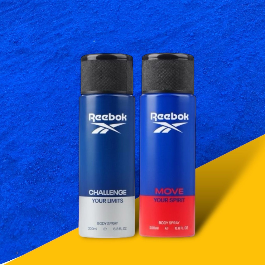 REEBOK Move Your Spirit And Challenge Your Limits Body Spray For Men Price in India Buy REEBOK Move Your Spirit And Challenge Your Limits Body Spray For Men Online