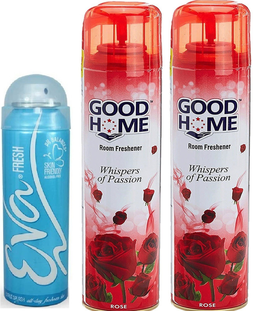 EVA fresh perfume Rose room freshner combo Body Spray For Men
