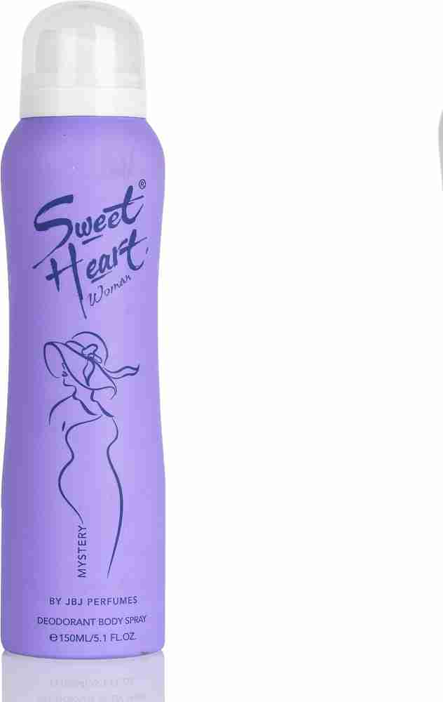 SWEET HEART PASSION ROMANCE MYSTREY WOMEN DEODORANT BODY SPRAY