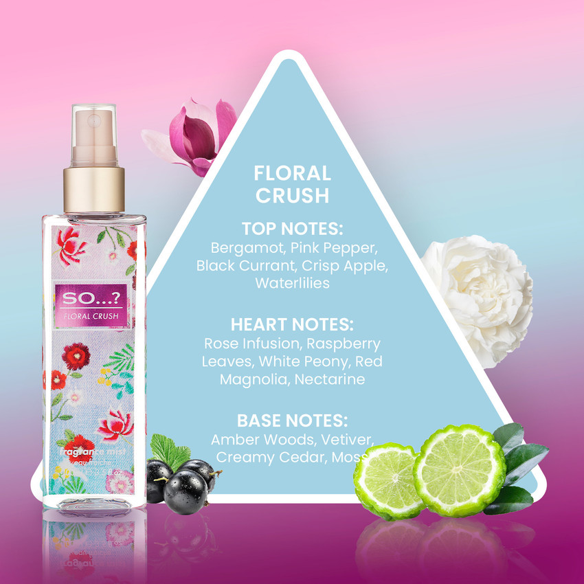So Fragrance Collection Gift Set 300ml 3 x 100ml Body mist