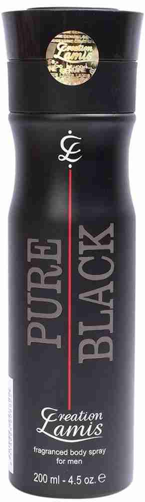 Pure black outlet body spray