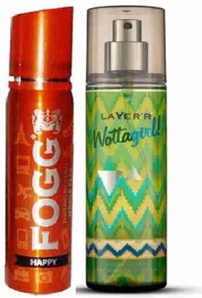 FOGG Happy body perfume 25ml Layer r Spell bond perfume 60ml