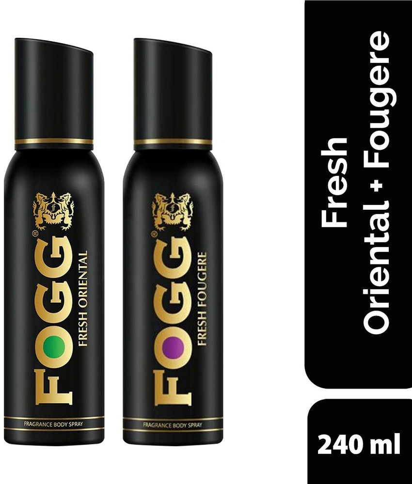 FOGG Combo Pack Fresh Fougere Fresh Oriental 300ml Body Spray For Men