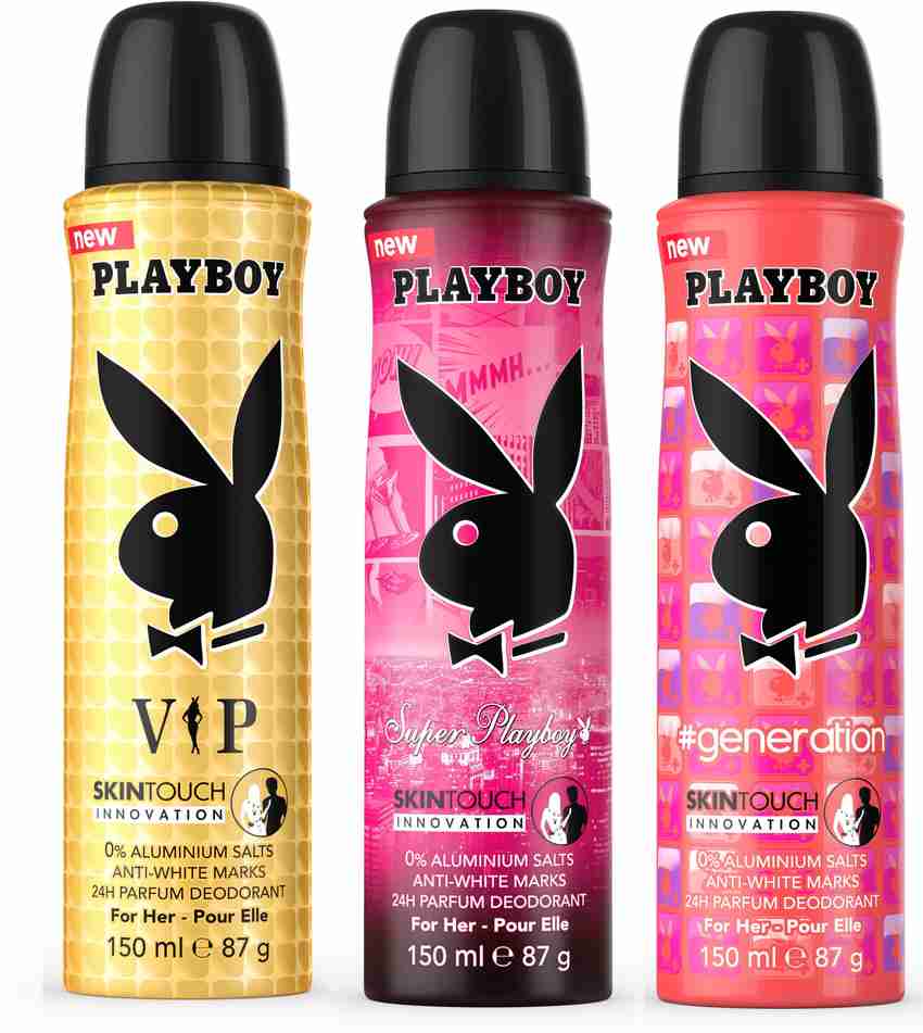 PLAYBOY Vip Super Gen Deodorant Spray For Women Price in India