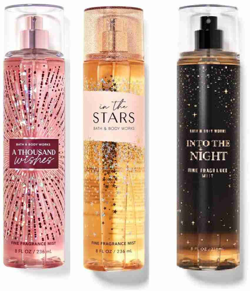 QTY 4 – Bath & Body Works IN THE STARS Fine Fragrance Body Mist Spray 8 Oz